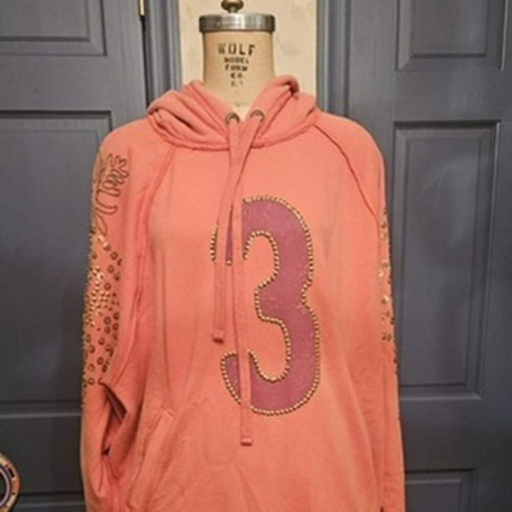 Free People We The Free Sparkle Daze Kango Hoodie | Size M | NWT | MSRP $248